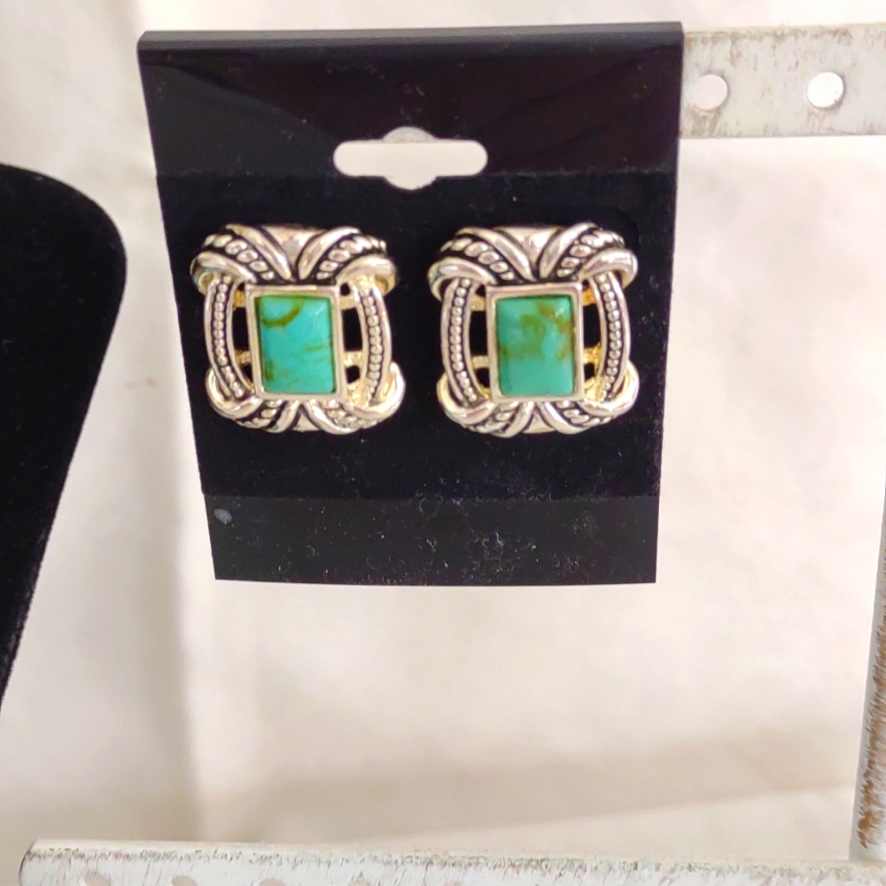 Silver & Turquoise Earrings